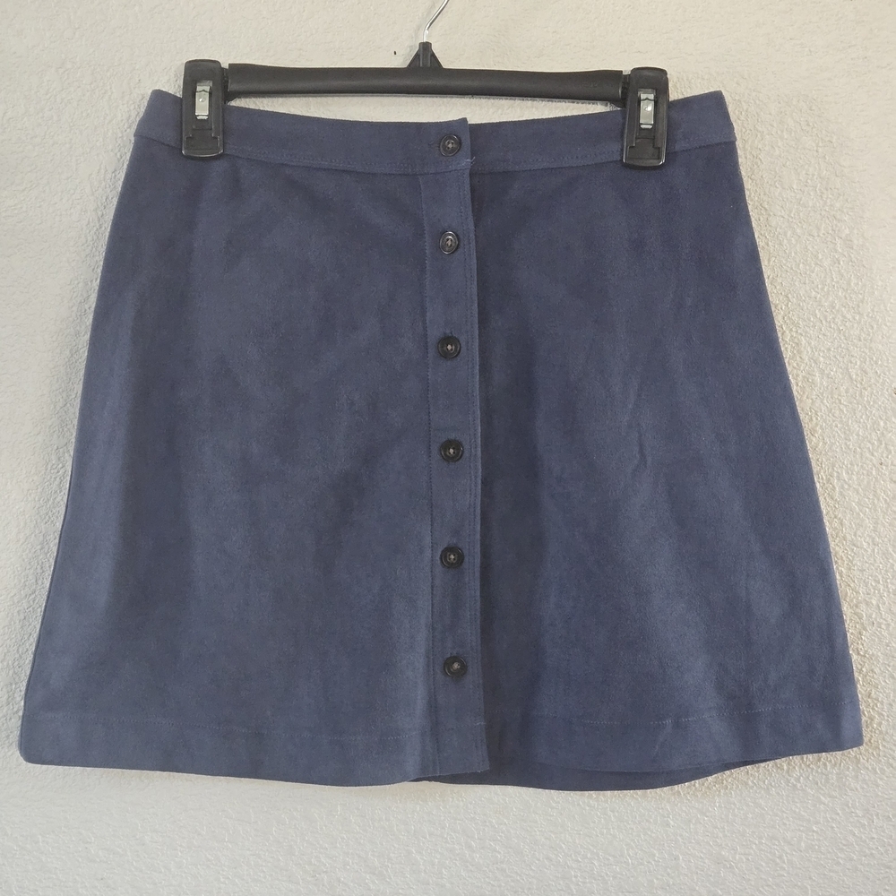 Abercrombie & Fitch Navy A-Line Skirt - Picture 2 of 8
